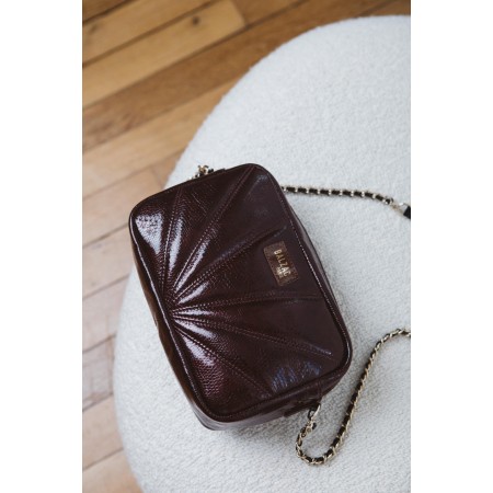 Purple patent Barthes bag de pas cher