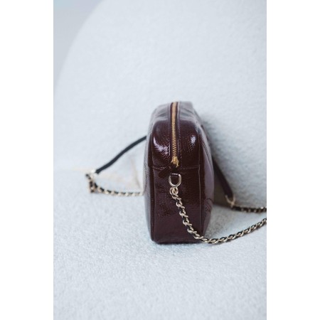 Purple patent Barthes bag de pas cher