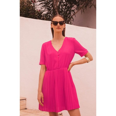 Short fuchsia Natasha dress de la marque