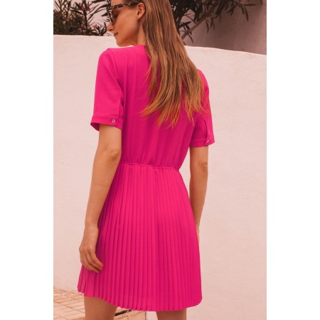 Short fuchsia Natasha dress de la marque