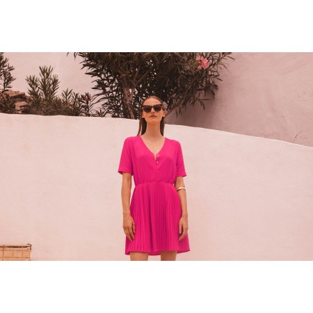 Short fuchsia Natasha dress de la marque