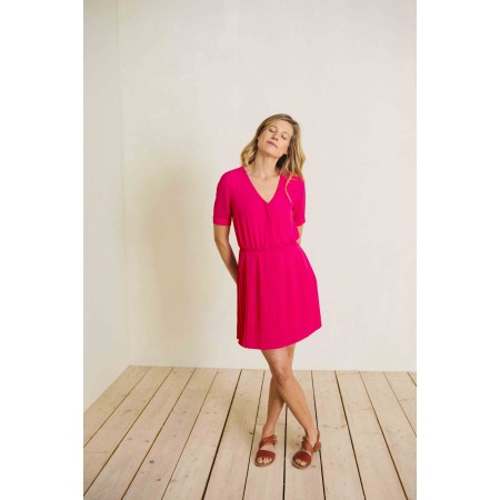 Short fuchsia Natasha dress de la marque