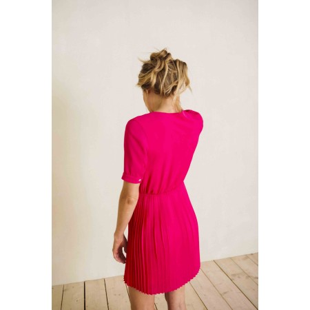 Short fuchsia Natasha dress de la marque