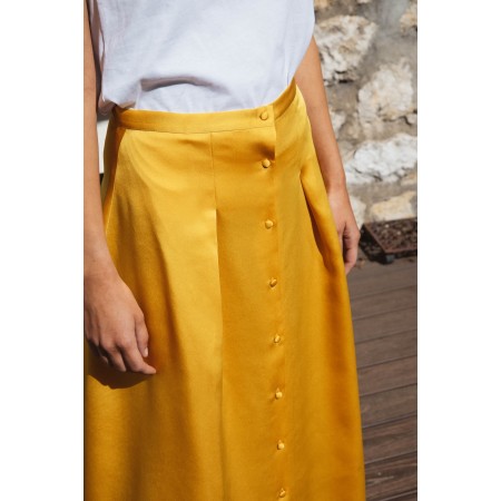 Assia gold yellow skirt 50-70% off 