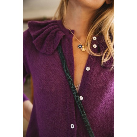 Purple Hugo cardigan 2 - 3 jours ouvrés.