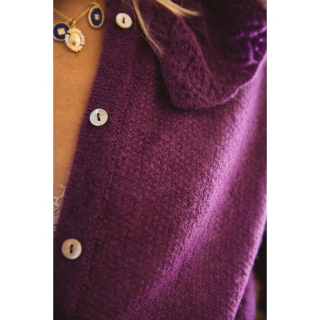 Purple Hugo cardigan 2 - 3 jours ouvrés.