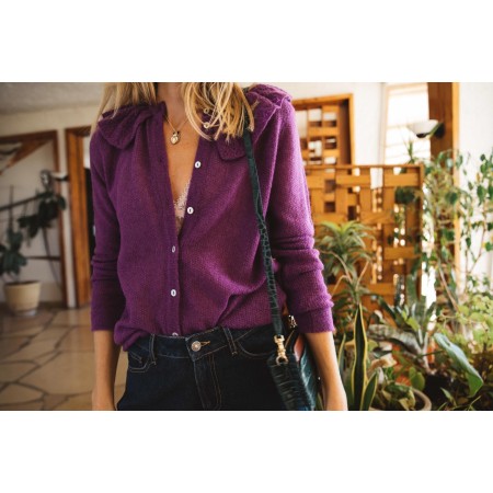 Purple Hugo cardigan 2 - 3 jours ouvrés.