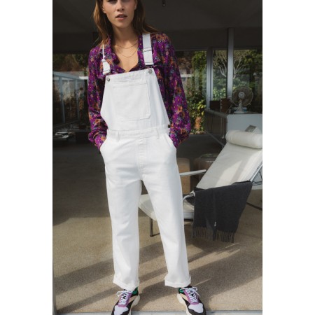 Pearl white Reda dungarees chez Cornerstreet bien 