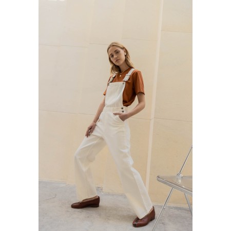 Pearl white Reda dungarees chez Cornerstreet bien 