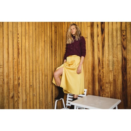 Assia gold yellow skirt 50-70% off 