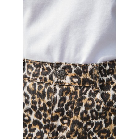 Loane leopard print skirt de pas cher