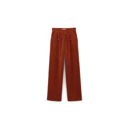 Diego rust velvet trousers commande en ligne