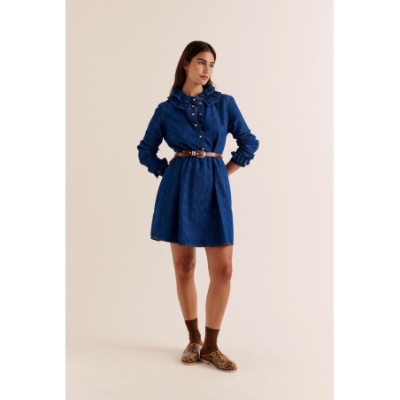 Belkis blue midi dress Comparez et commandez 