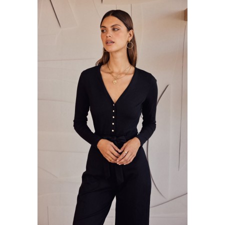 Silen black jumpsuit pas chere