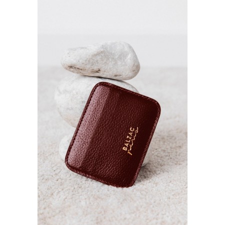 Burgundy Cyrill card holder en ligne