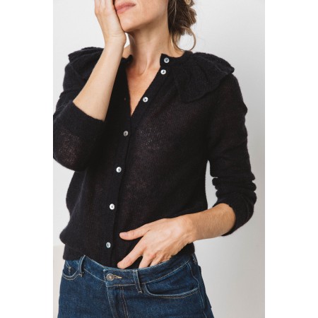 Black Hugo cardigan (old) Livraison rapide