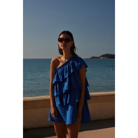 Robe Nouba vichy bleu store