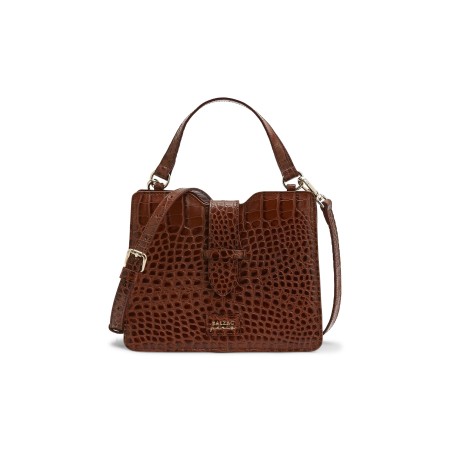 Embossed cognac Jacob bag pas cher 