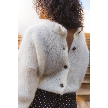 Ecru Nolan cardigan commande en ligne