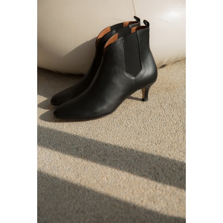 Black Lars ankle boots Les êtres humains sont 