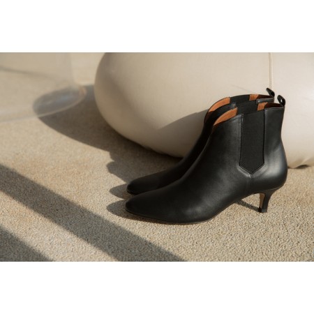 Black Lars ankle boots Les êtres humains sont 