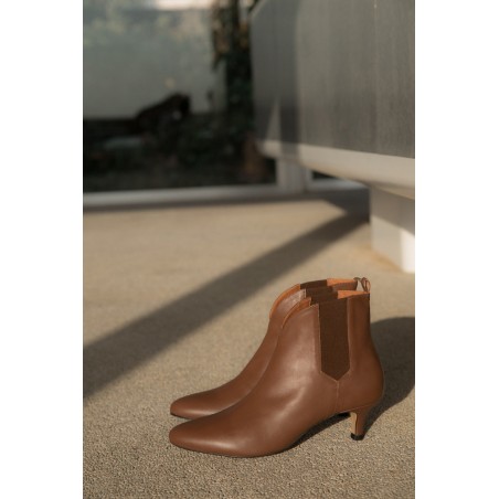 Lars camel ankle boots Paris Déstockage Promo