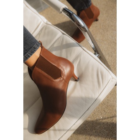 Lars camel ankle boots Paris Déstockage Promo