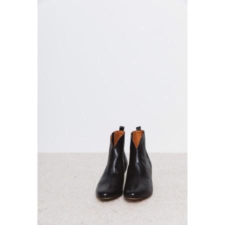 Black Lars ankle boots Les êtres humains sont 