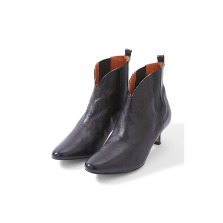 Black Lars ankle boots Les êtres humains sont 