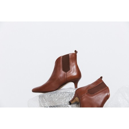 Lars camel ankle boots Paris Déstockage Promo