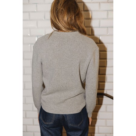 Ivanie thatched sweater in merino wool 50-70% off 