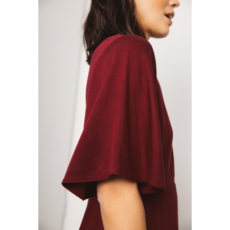 Burgundy Geraldine dress Vous souhaitez 