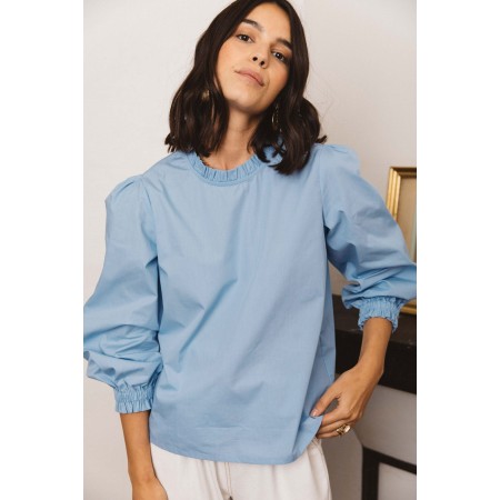 Glacier blue Léonia blouse online