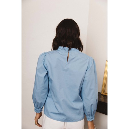 Glacier blue Léonia blouse online