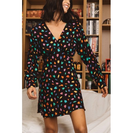 Diomira dress with confetti print les ctes