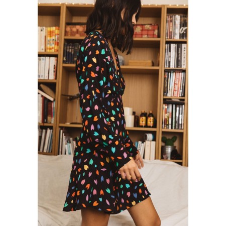 Diomira dress with confetti print les ctes