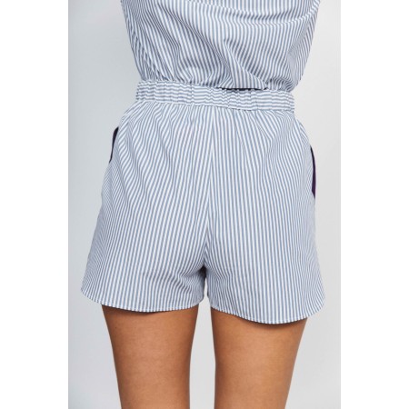 Crépuscule striped shorts in organic cotton Venez acheter