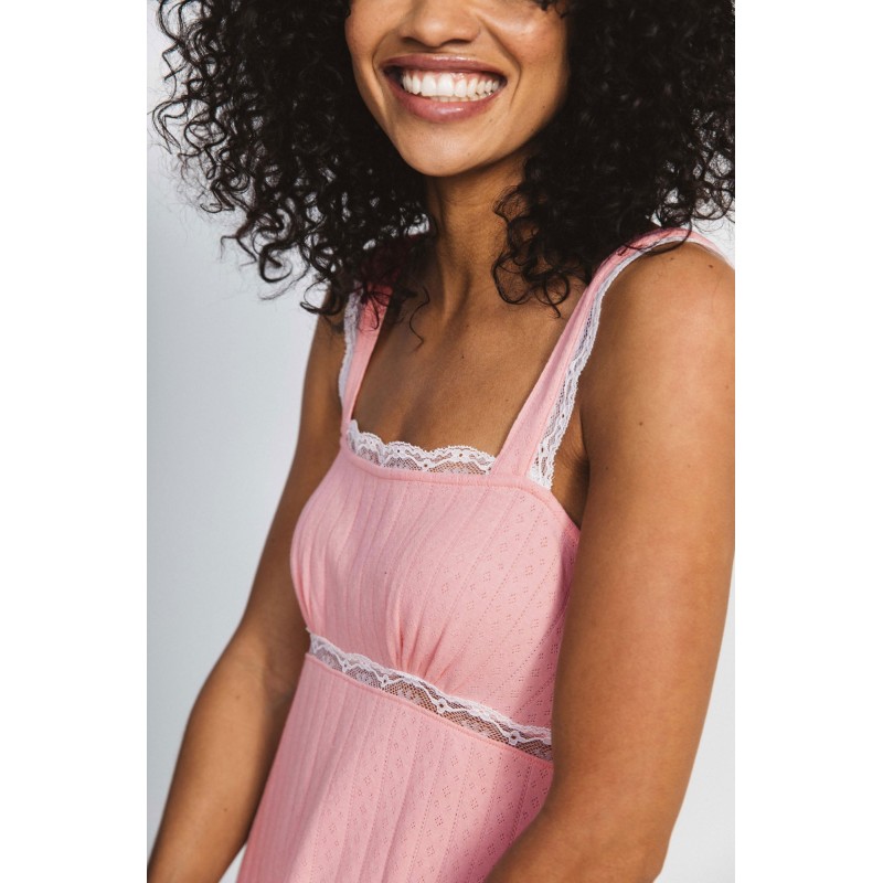 Féérie dress in pink organic cotton l'achat 