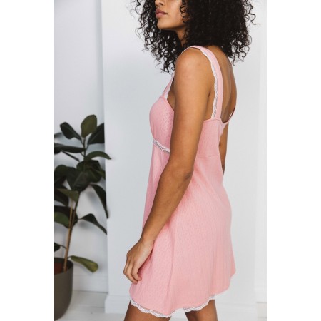 Féérie dress in pink organic cotton l'achat 