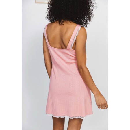 Féérie dress in pink organic cotton l'achat 