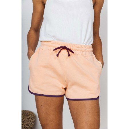 Idyllique shorts in apricot organic cotton paiement sécurisé