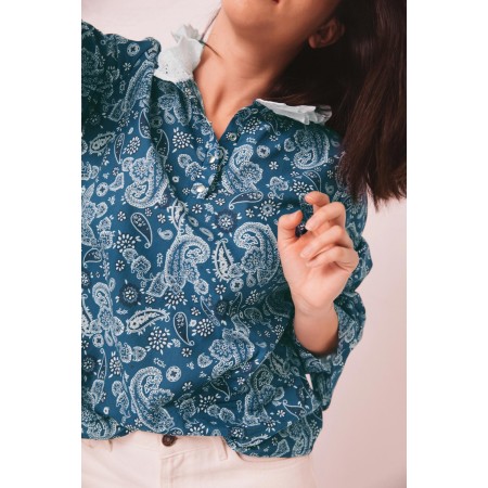 Bandana print Adventure blouse chez Cornerstreet bien 