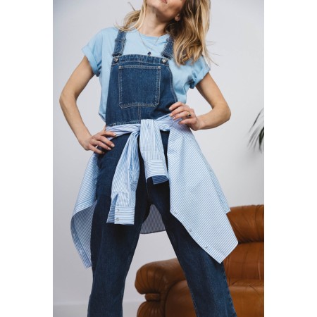 Reda blue midi dungarees prix pour 