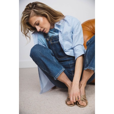 Reda blue midi dungarees prix pour 