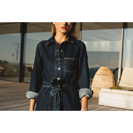 Destination midnight blue jumpsuit Les êtres humains sont 