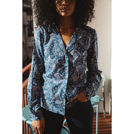 George bandana print shirt vous aussi creer 