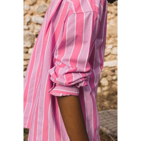 Liberte shirt with pink stripes online