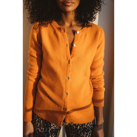 Orange History cardigan commande en ligne