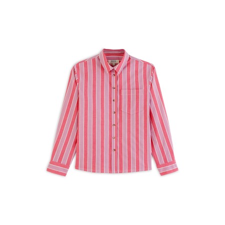 Liberte shirt with pink stripes online