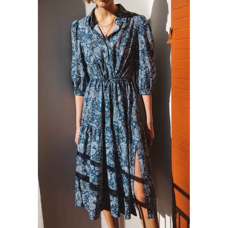 Galante bandana print dress destockage